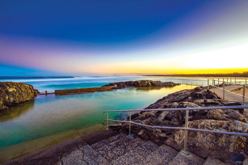 Sawtell Memorial Rock Pool. Image by Brendan Ray.